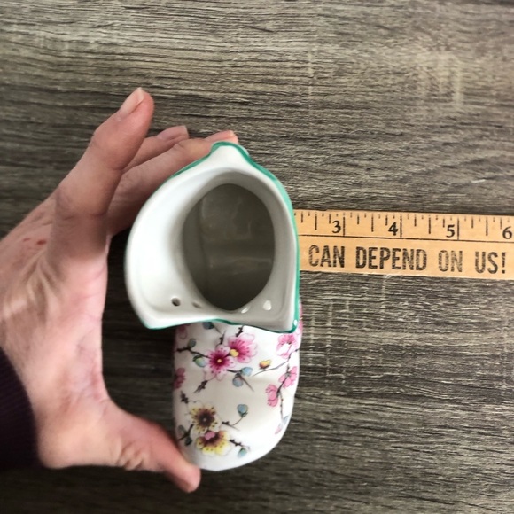 Vtg James Kent Staffordshire Old Foley Ceramic Boot - Picture 9 of 11